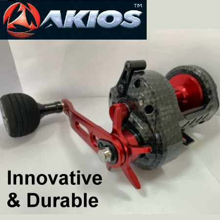 akios sea fishing reels Fireloop Lightweight Surf Casting Reel LINE CTM 656 RGX OBX RED Special Edition Setting it apart from the standard S Akios 656 SCM - New