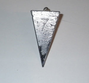 7 oz. Pyramid Surf Fishing Sinkers, 5 pk., from Tommy Farmer