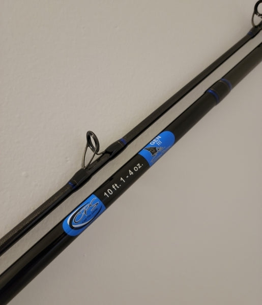 coture 450 fishing poles CPS GEN 3 Factory Built Surf Rod, 10 ft. 1-4 oz. Universal