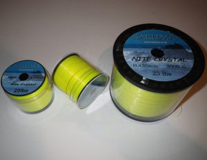 Sakuma Nite Crystal Hi-Vis Mono Fishing Line, 1/4 lb. Spool